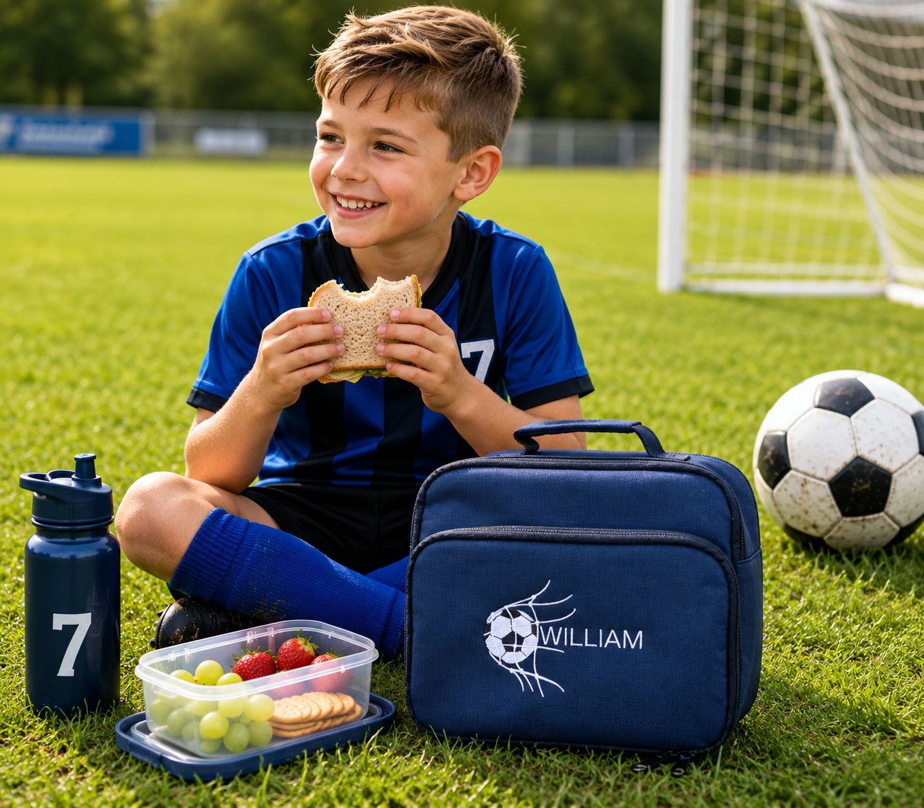 Football Insulated Lunch Bag