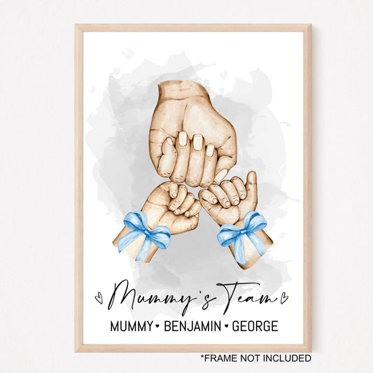 Mummy's Team Print