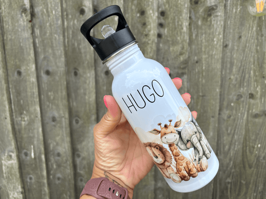 Jungle Adventure Kids' Water Bottle - Little Mamma Duck