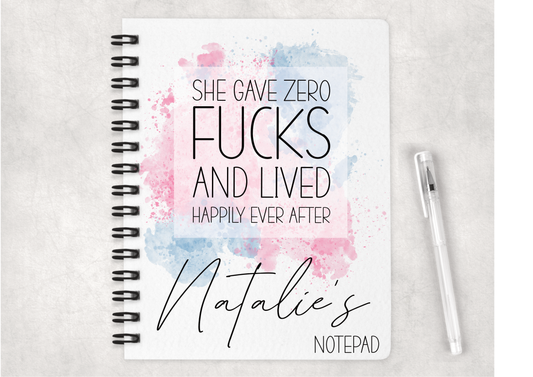 Zero F*cks Notebook
