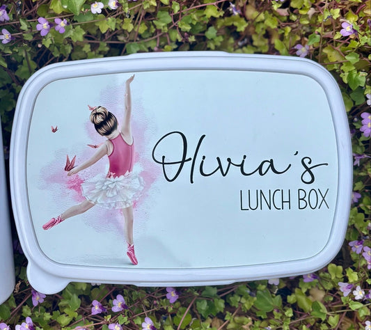 Personalised Ballerina Lunch Box for Kids - Little Mamma Duck