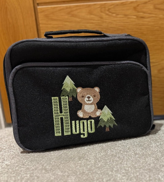 Personalised Bear Insulated Lunch Bag - Little Mamma Duck