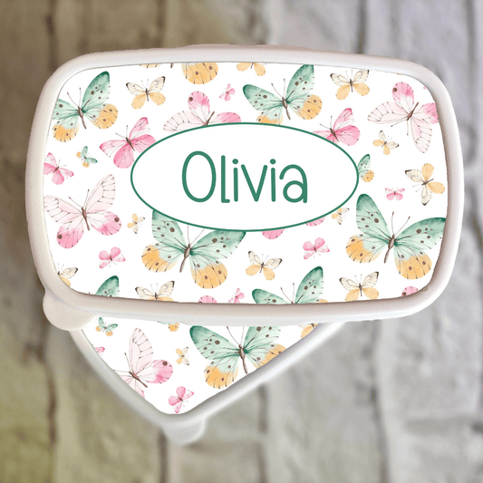 Personalised Butterfly Lunch Box for Kids - Little Mamma Duck