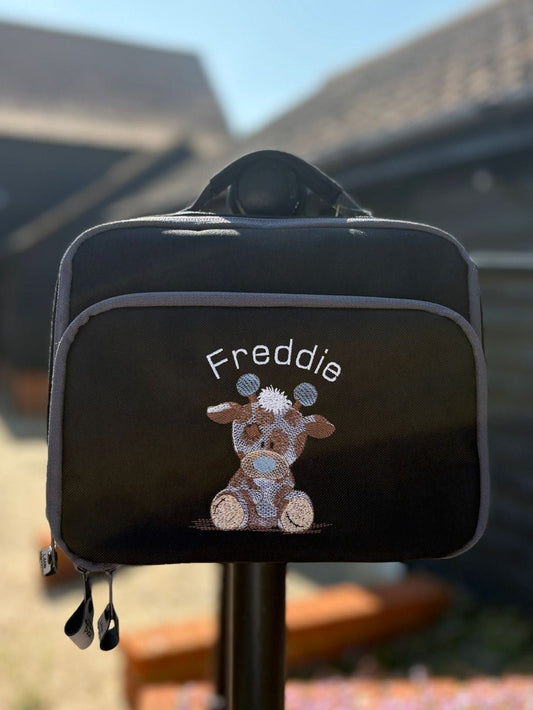 Personalised Giraffe Insulated Lunch Bag - Little Mamma Duck