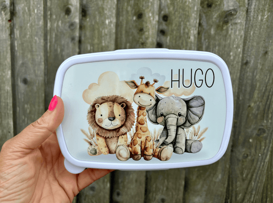 Personalised Safari Lunch Box for Kids - Little Mamma Duck