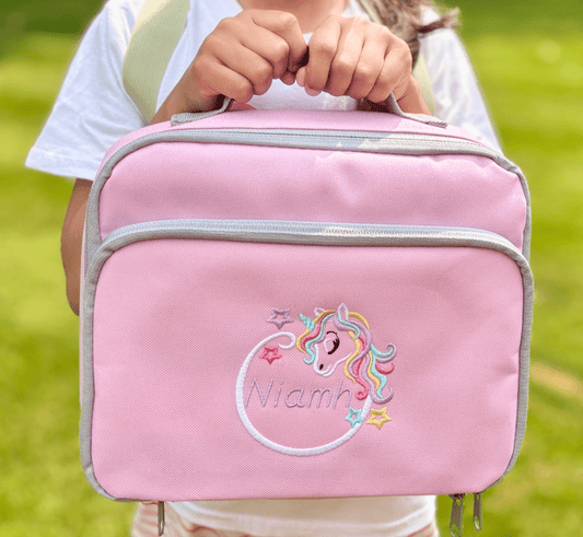 Personalised Unicorn Rucksack & Lunch Bag Set - Little Mamma Duck