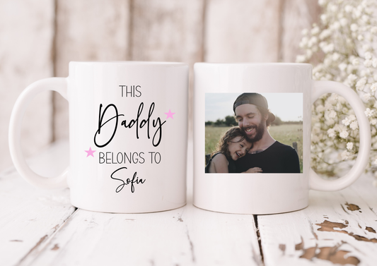 Fathers Day Mug - This daddy belongs to...