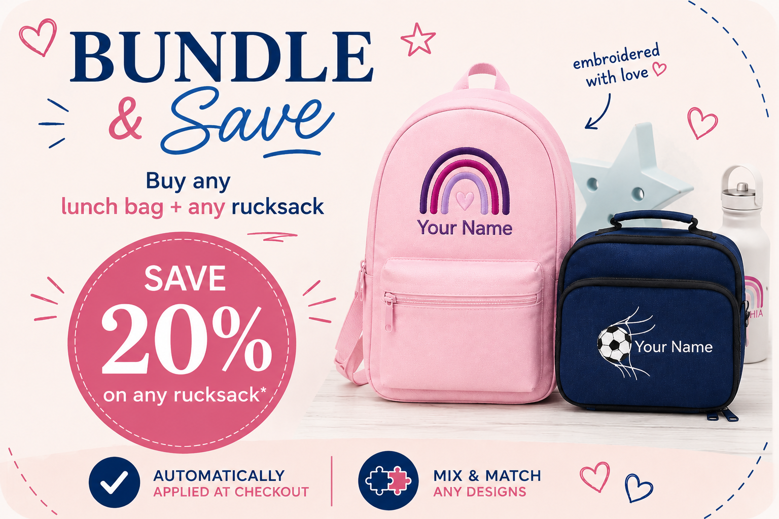 Football Theme Rucksack