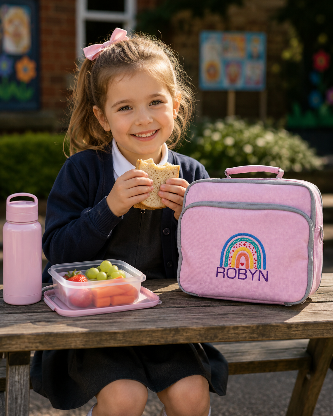 Dotty Rainbow Lunch Bag