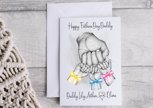 Fathers Day Fist Bump Card