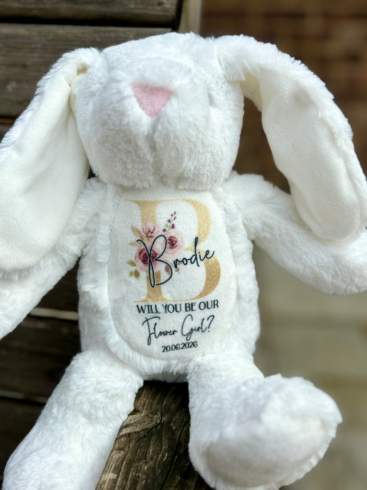 Wedding Bunny - Flower Girl Asking