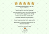 Verified customer review with star rating