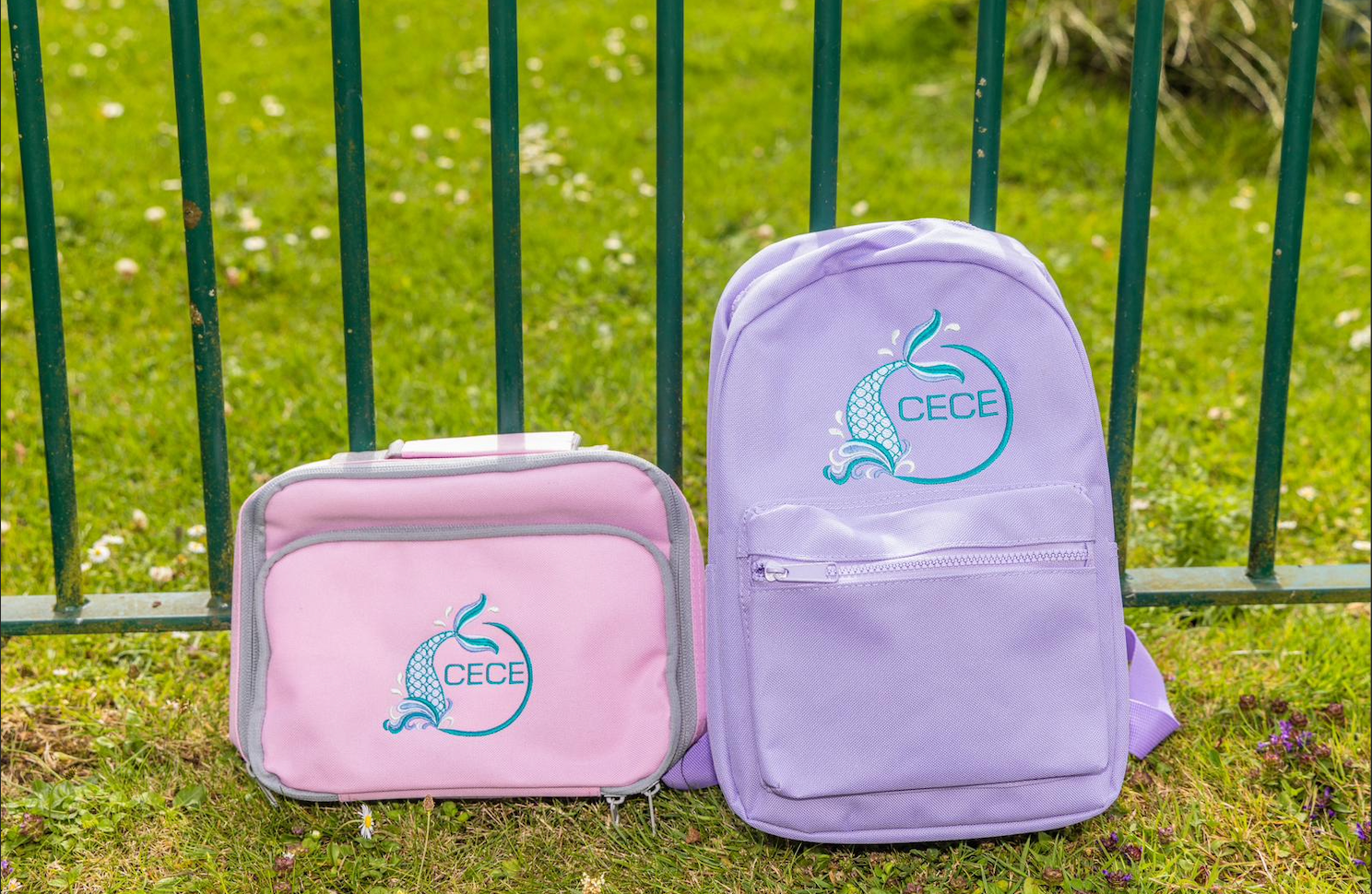 Mermaid Rucksack & Lunch Bag Set - Turquoise