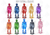 Boys Football Water Bottle - Silhouette - Little Mamma Duck
