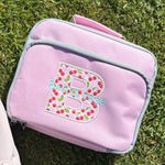 Cherry Initial Lunch Bag – Personalised & Insulated for Kids - Little Mamma Duck