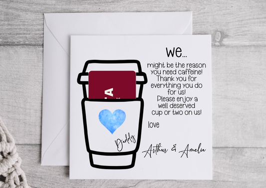 Fathers Day Costa Coffee Card