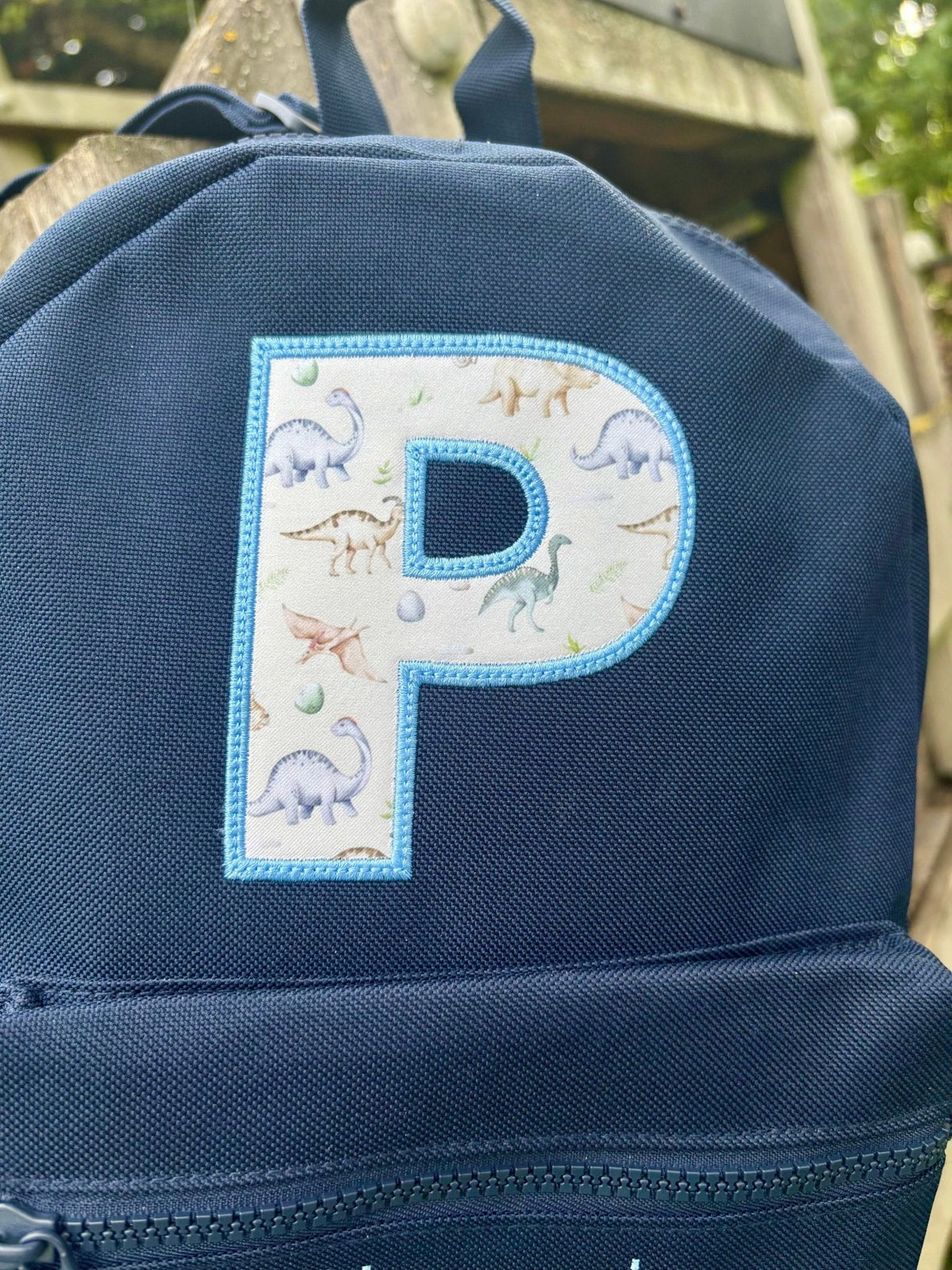 Dinosaur Personalised Set – Rucksack, Lunch Bag, Lunch Box & Water Bottle - Little Mamma Duck