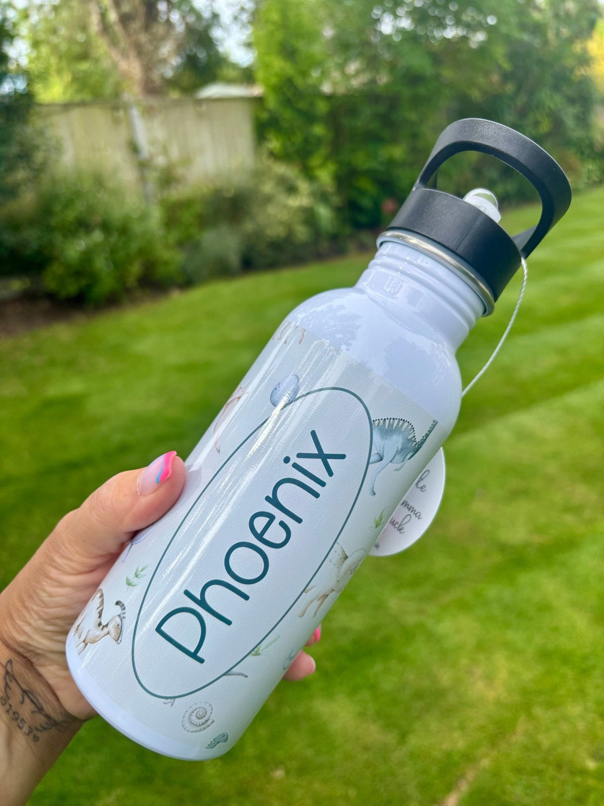 Dinosaur Personalised Set – Rucksack, Lunch Bag, Lunch Box & Water Bottle - Little Mamma Duck