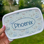 Dinosaur Personalised Set – Rucksack, Lunch Bag, Lunch Box & Water Bottle - Little Mamma Duck