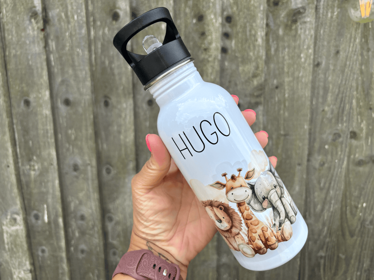 Jungle Adventure Kids' Water Bottle - Little Mamma Duck