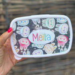 Personalised Labubu lunch box with custom name on front
