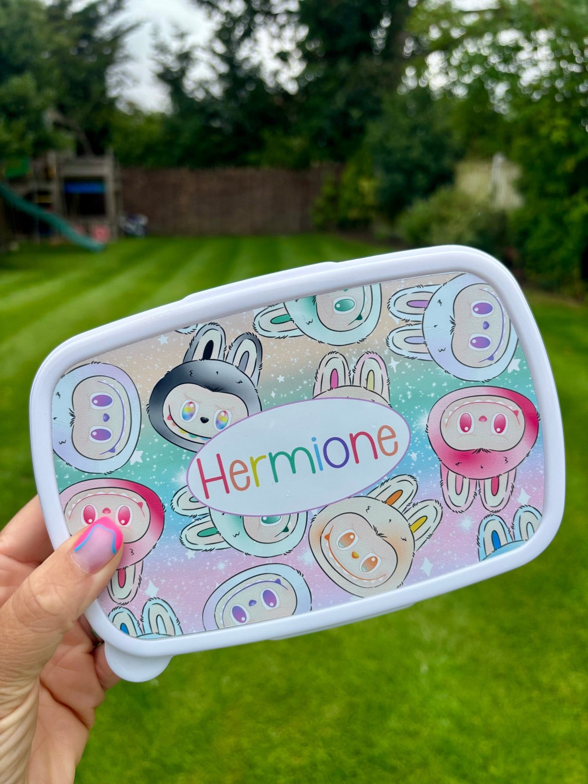 Labubu Rainbow Lunch Box - Personalised - Little Mamma Duck