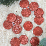 Letter from Santa with North Pole postmark and wax-sealed envelope