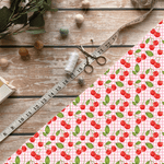 Personalised Baby Blue Initial Cherry Design Backpack - applique - Little Mamma Duck