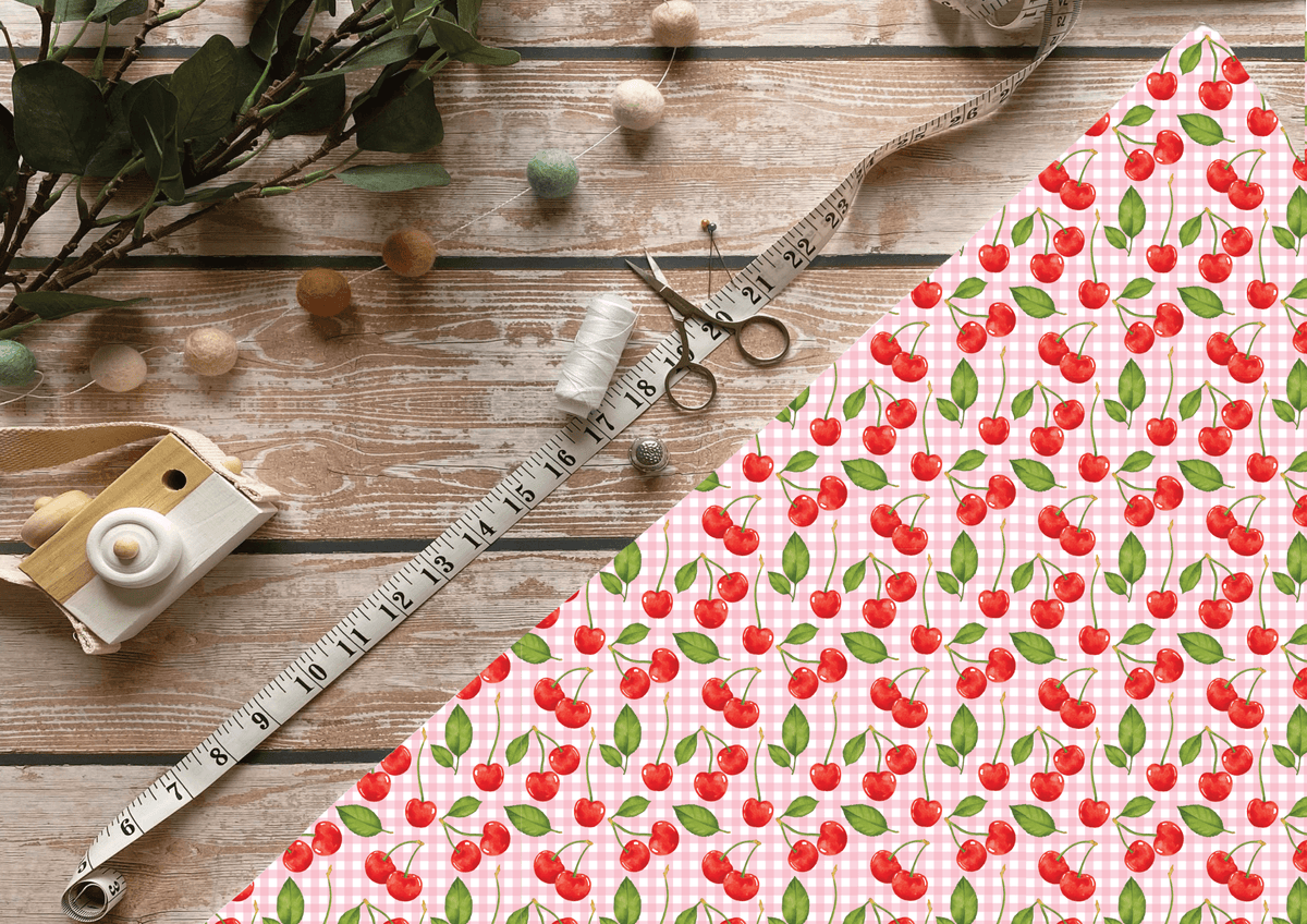 Personalised Baby Blue Initial Cherry Design Backpack - applique - Little Mamma Duck