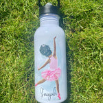 Personalised Ballerina Water Bottle - Little Mamma Duck