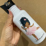 Personalised Ballerina Water Bottle - Little Mamma Duck