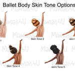 Personalised Ballerina Water Bottle - Little Mamma Duck