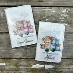 Personalised Bear Passport Cover & Luggage Tag Set - Little Mamma Duck