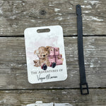 Personalised Bear Passport Cover & Luggage Tag Set - Little Mamma Duck