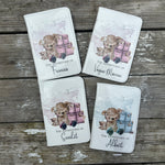 Personalised Bear Passport Cover & Luggage Tag Set - Little Mamma Duck