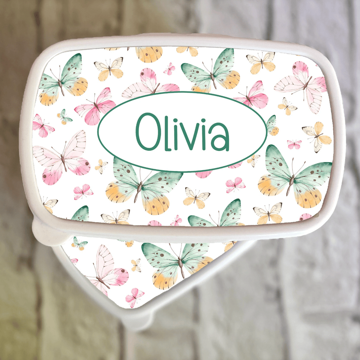 Personalised Butterfly Lunch Box for Kids - Little Mamma Duck