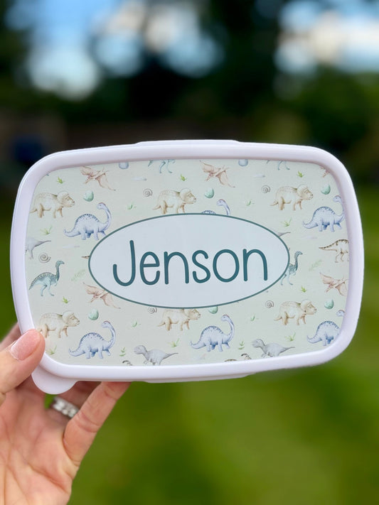 Personalised Dinosaur Lunch Box for Kids - Little Mamma Duck