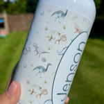 Personalised Dinosaur Water Bottle - Little Mamma Duck