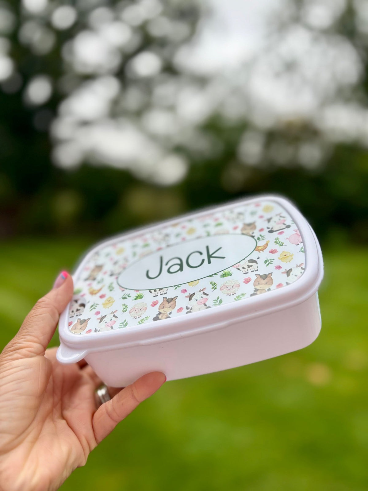 Personalised Farm Full Set – Rucksack, Lunch Bag, Lunch Box & Water Bottle - Little Mamma Duck