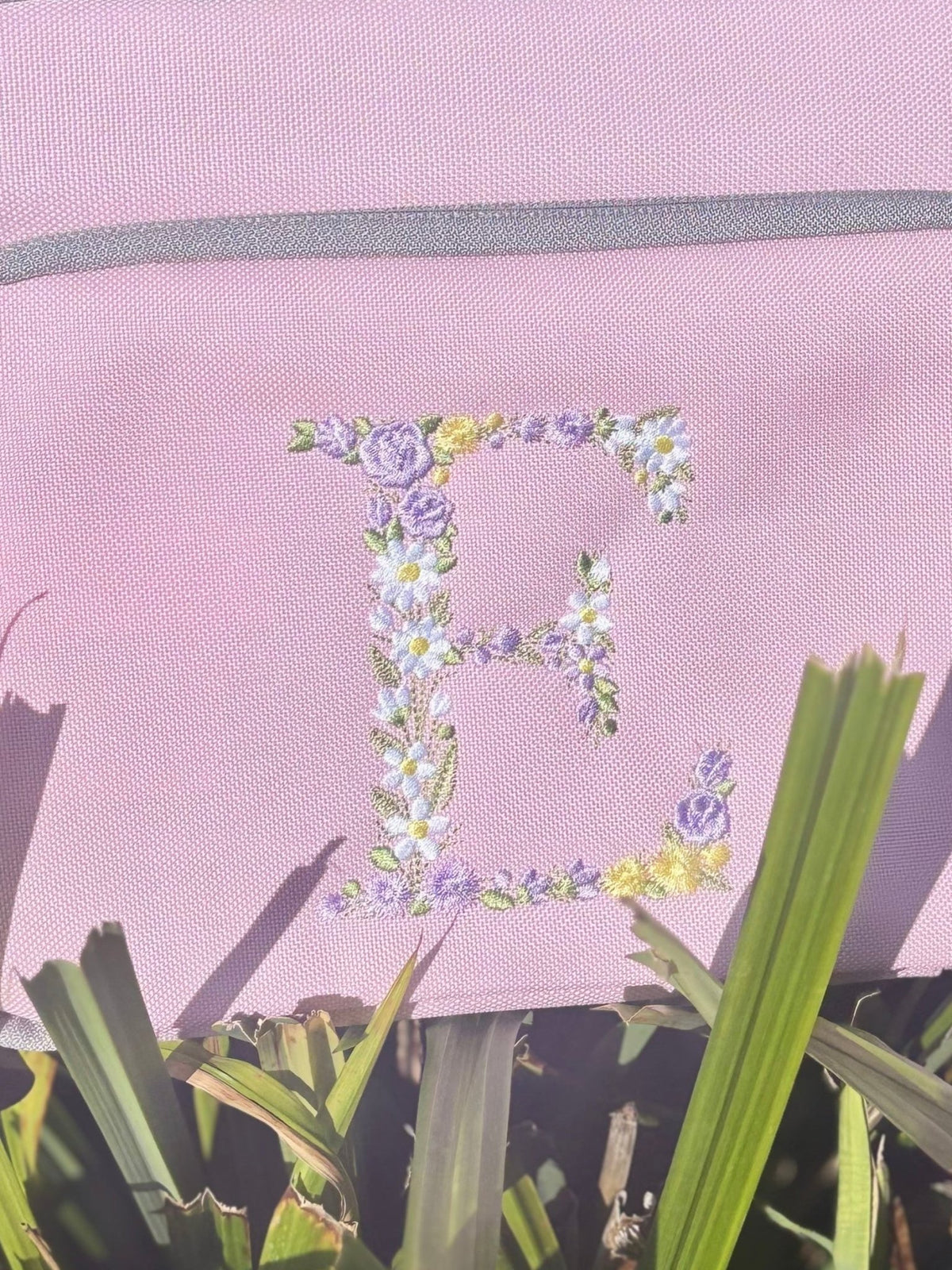 Personalised Floral Initial Insulated Lunch Bag - Little Mamma Duck