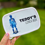 Personalised Football Silhouette Lunch Box - Little Mamma Duck