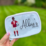 Personalised Football Team Lunch Box - Little Mamma Duck