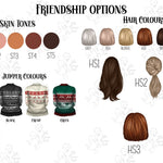 Personalised Friendship Christmas Bauble – A Festive Keepsake for Your Bestie - Little Mamma Duck