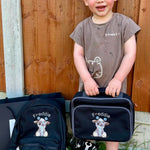 Personalised Giraffe Rucksack & Lunch Bag Set - Little Mamma Duck