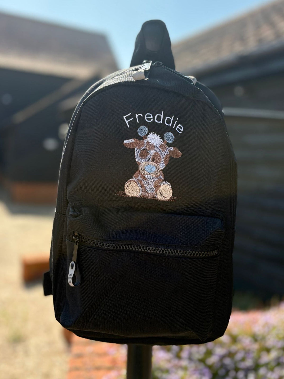 Personalised Giraffe Rucksack & Lunch Bag Set - Little Mamma Duck