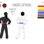 Personalised Karate Lunch Box for Kids – Martial Arts Design - Little Mamma Duck