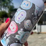 Personalised Labubu Inspired Kids Water Bottle | Custom Name Bottle - Little Mamma Duck