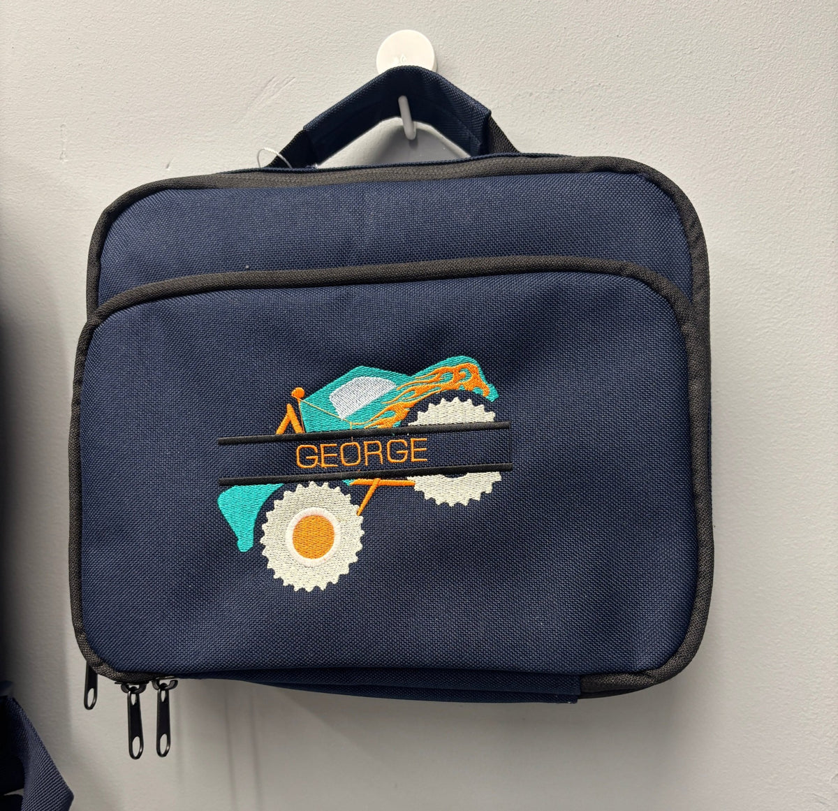 Personalised Monster Truck Insulated Lunch Bag - Little Mamma Duck