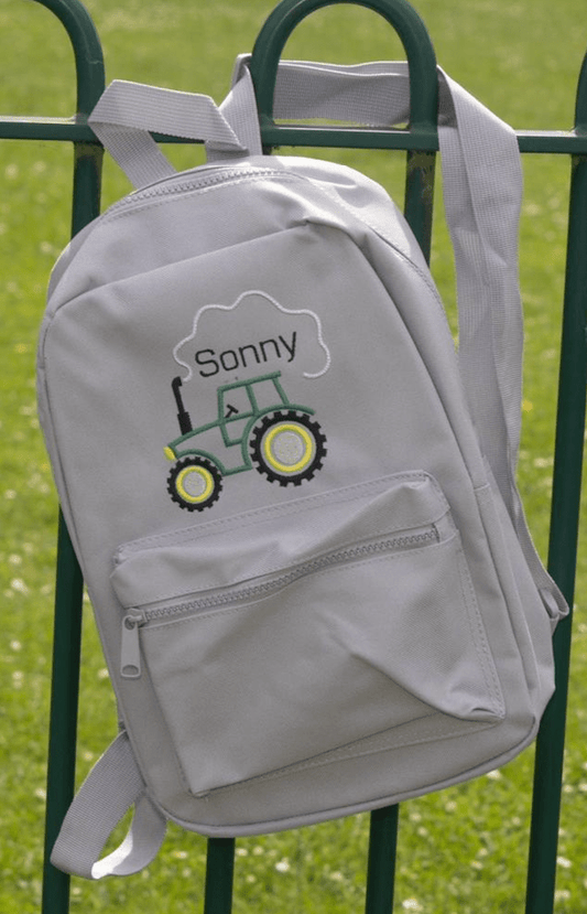 Personalised Name Tractor Rucksack - Little Mamma Duck