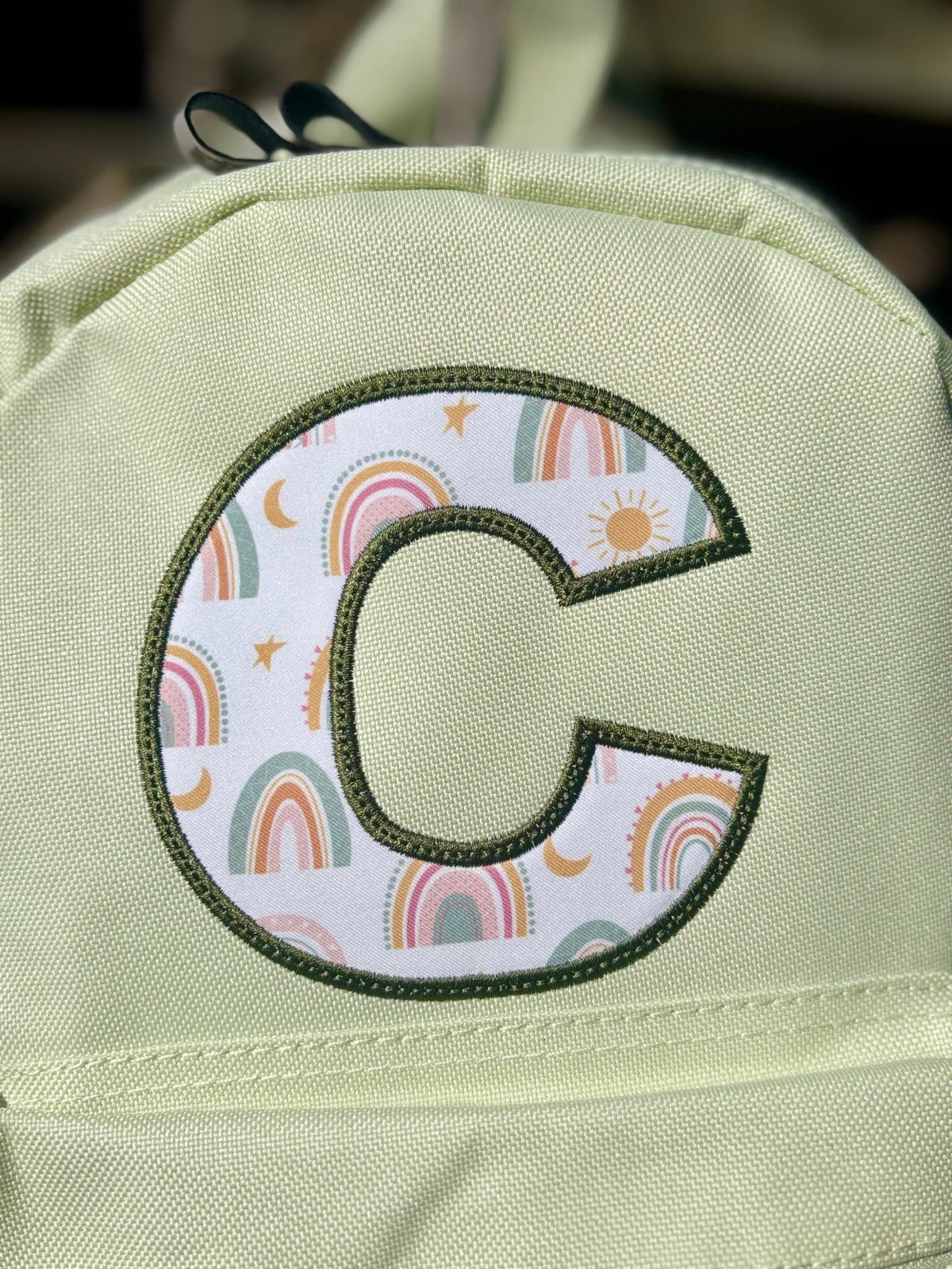 Personalised rainbow Full Set – Rucksack, Lunch Bag, Lunch Box & Water Bottle - Little Mamma Duck